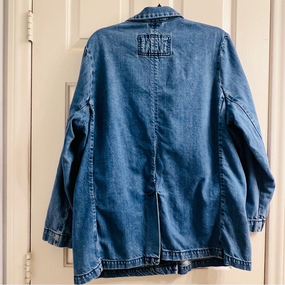 Americn Eagle Oversized Denim Blazer - Picture 5 of 6